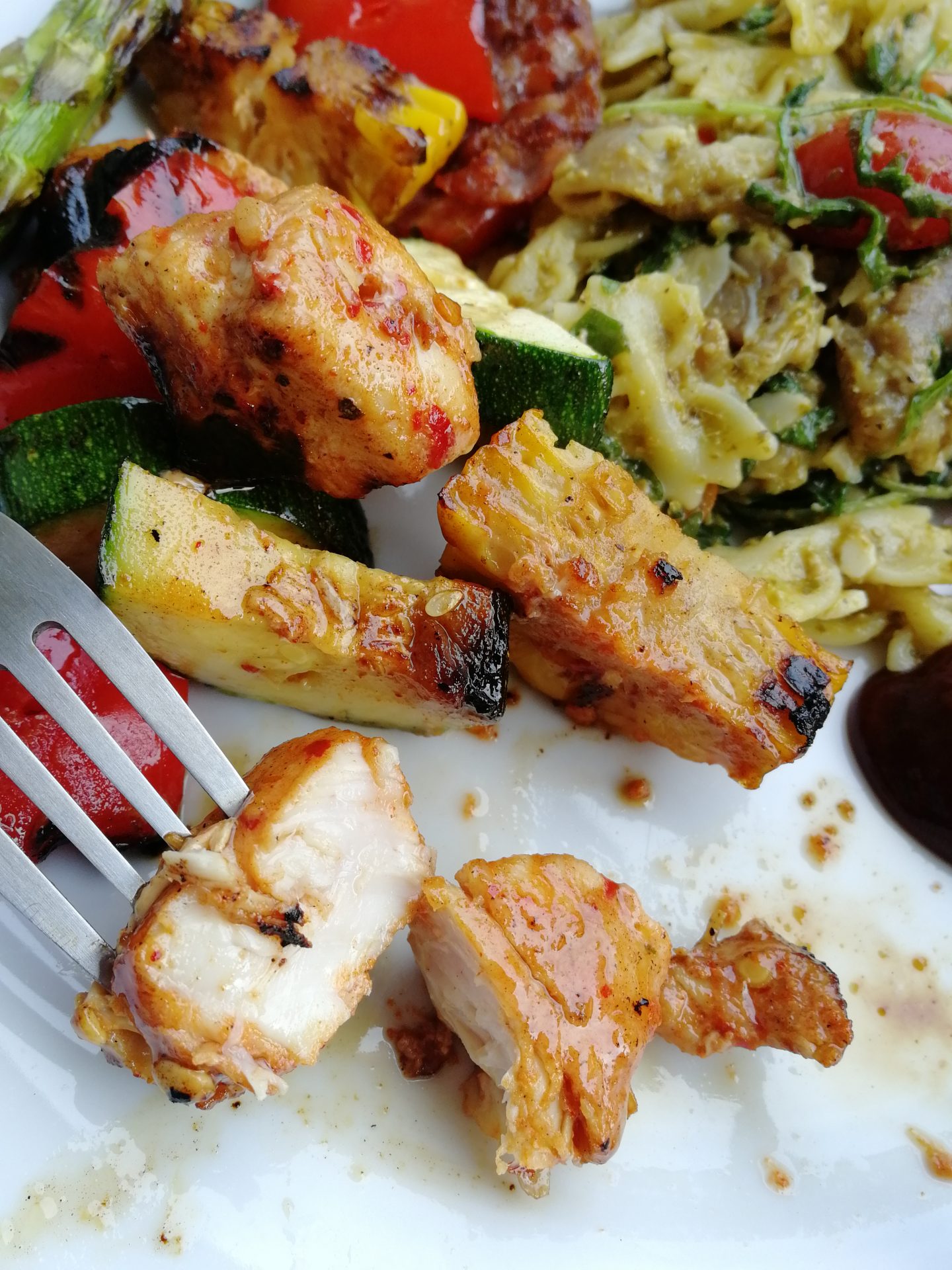 Hähnchen-Gemüse Spieße vom Grill - Soni - Cooking with love