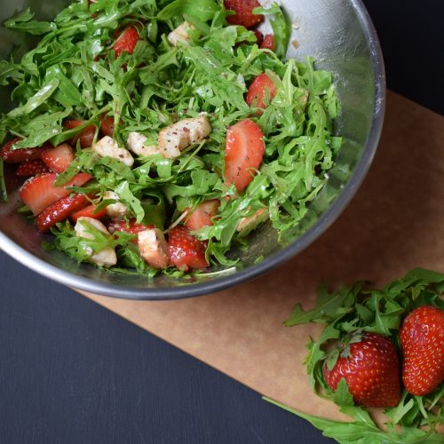 Rucola-Erdbeer Salat - Soni - Cooking with love
