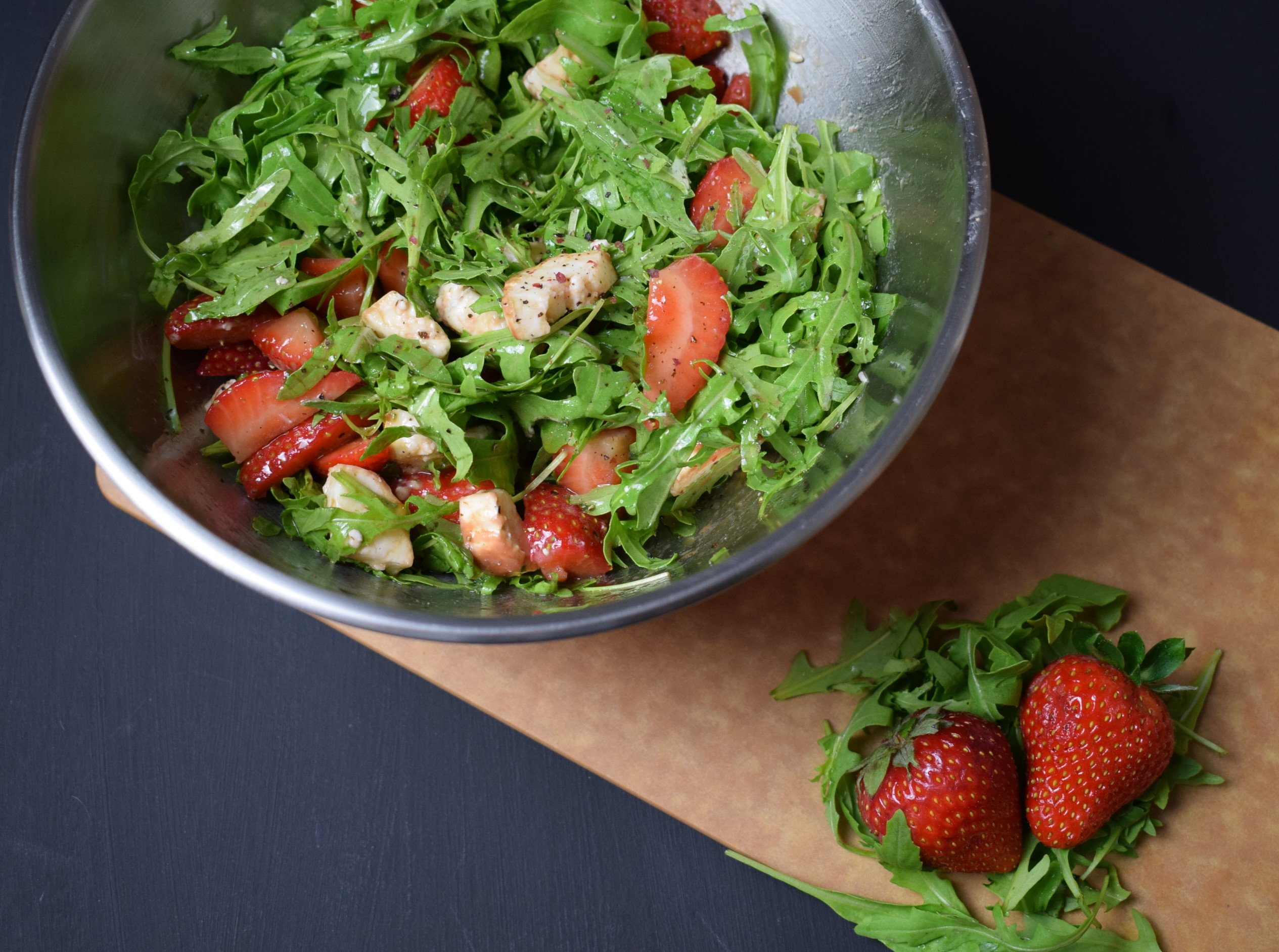 Rucola-Erdbeer Salat - Soni - Cooking with love