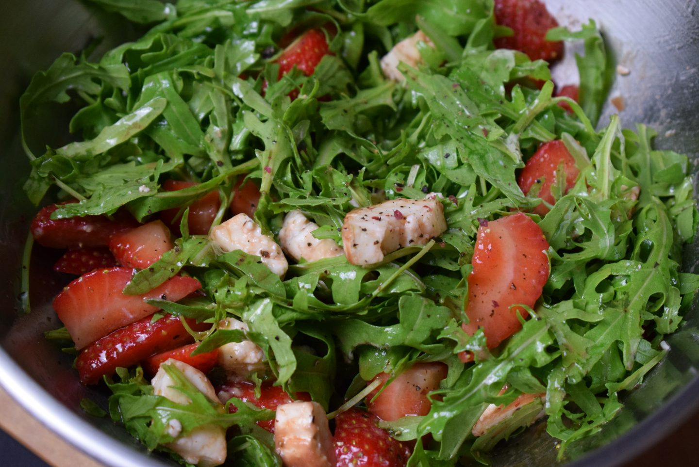 Rucola-Erdbeer Salat - Soni - Cooking with love