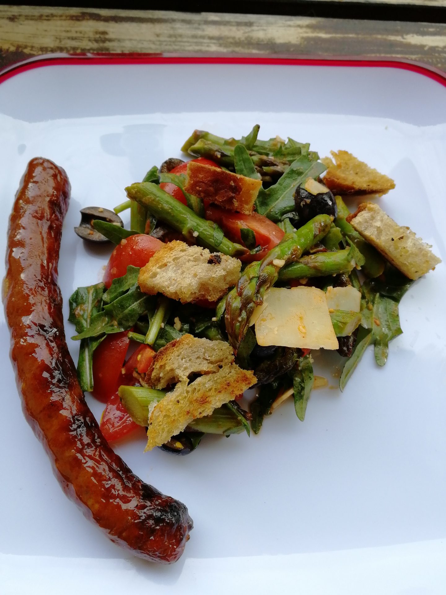 Tomaten-Spargel Salat