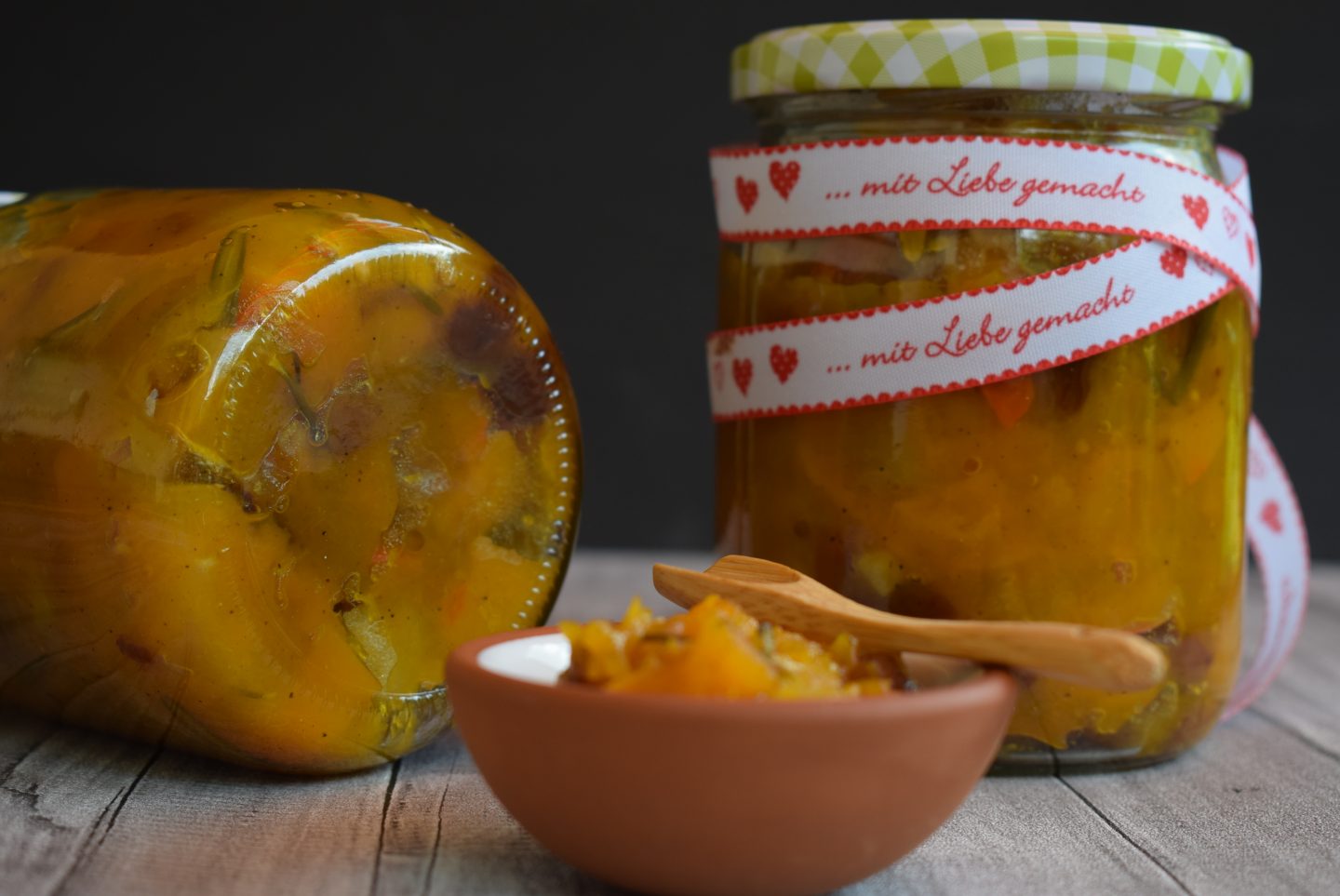 Kürbis-Apfel Chutney