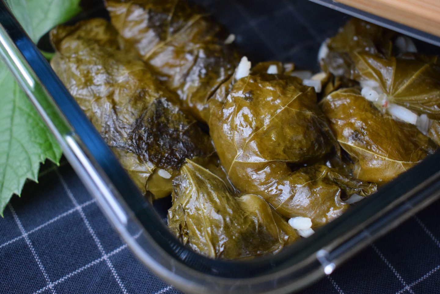 Weinblätter mit Reisfüllung Soni Cooking with love
