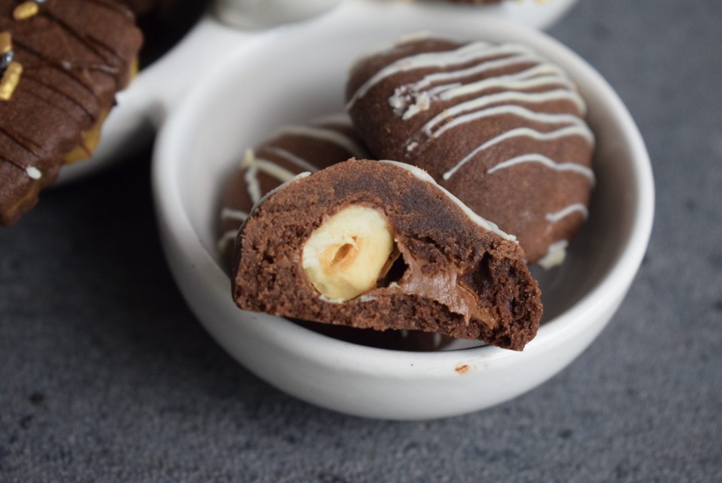 Nuss Nougat Küsschen - Soni - Cooking with love Nuss Nougat Küsschen - Soni - Cooking with love