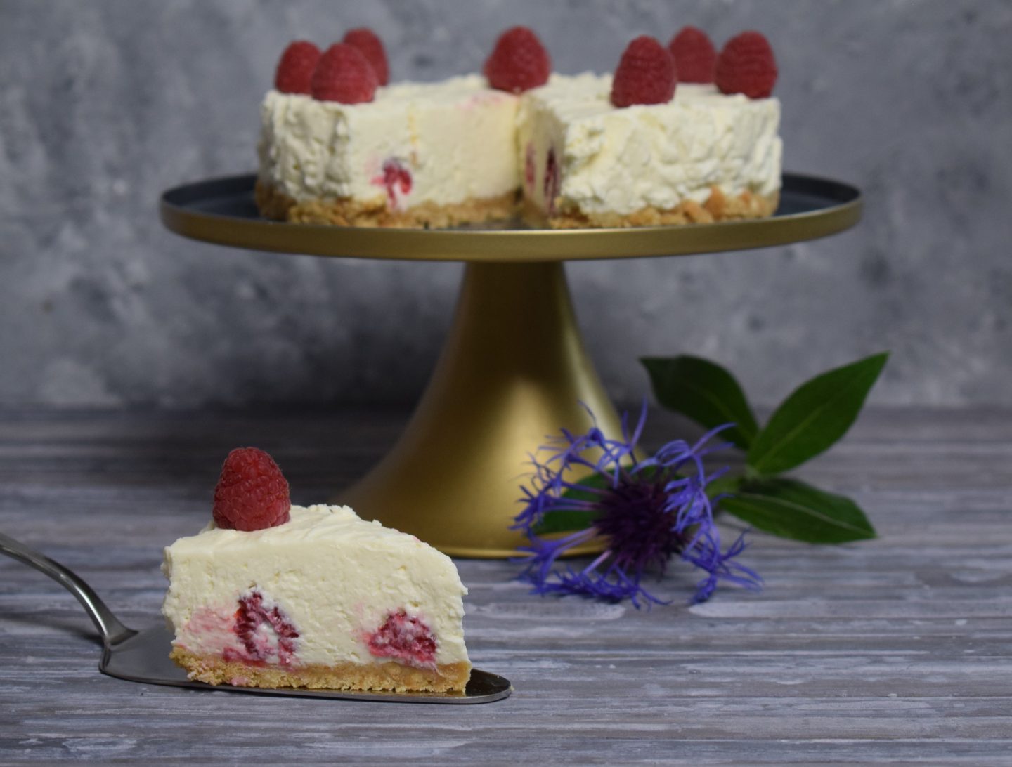 White Chocolate Cheesecake mit Himbeeren Soni Cooking with love