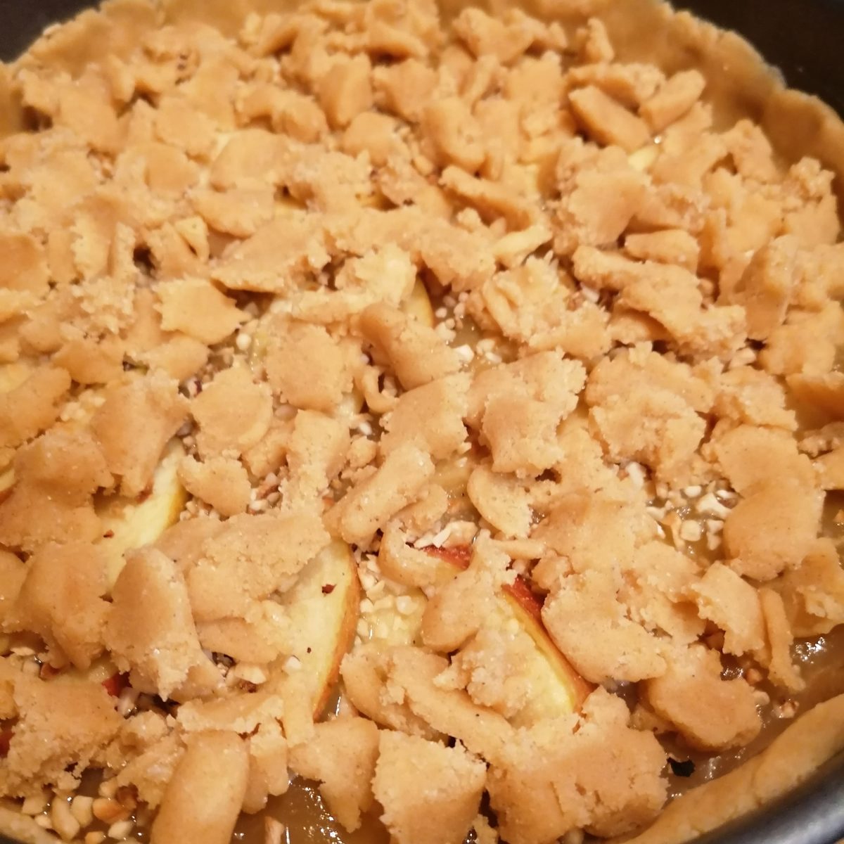 schneller Apfelmus-Streuselkuchen - Soni - Cooking with love