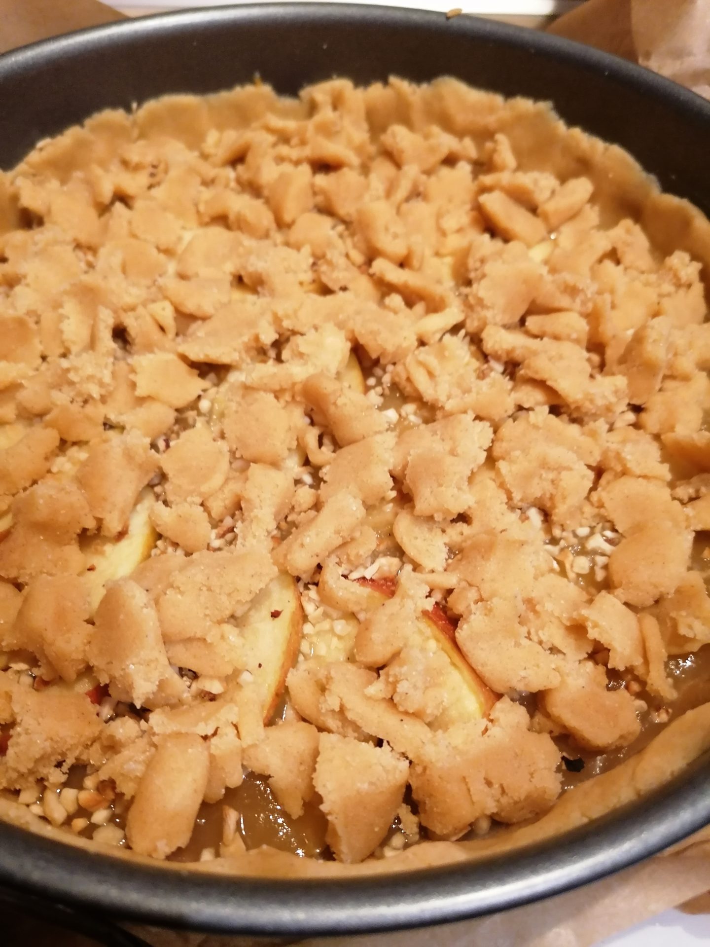 schneller Apfelmus-Streuselkuchen - Soni - Cooking with love