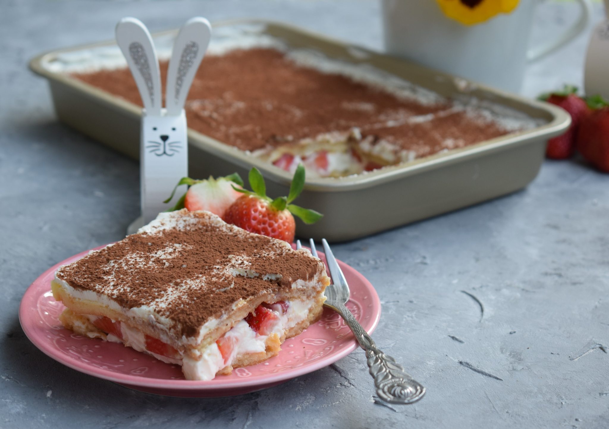 leichte Erdbeer-Tiramisu mit Skyr - Soni - Cooking with love