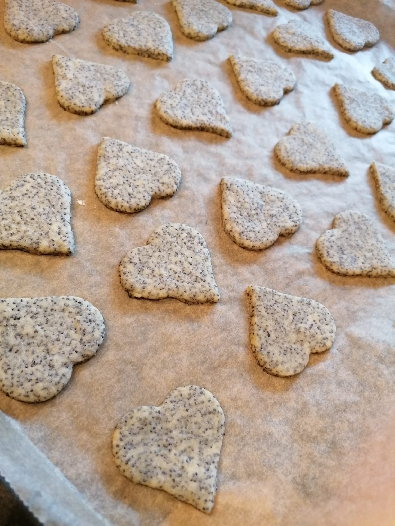 Gefüllte Mohn Herzen - Soni - Cooking with love